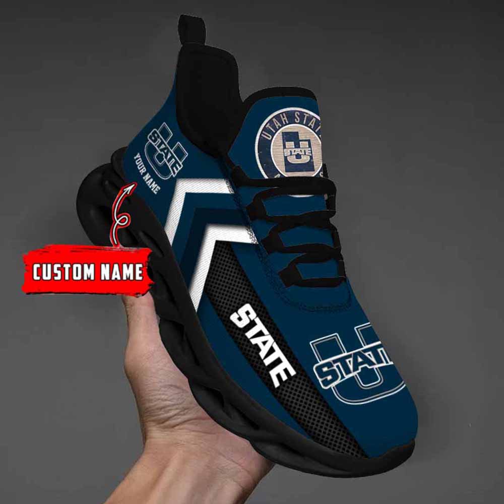 Ncaa Utah State Aggies Custom Name Max Soul Shoes Chunky Sneakers