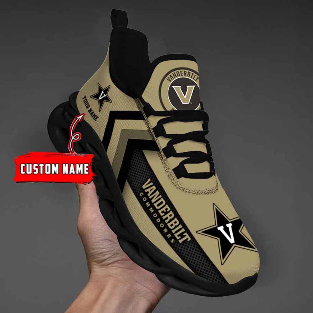Ncaa Vanderbilt Commodores Custom Name Max Soul Shoes Chunky Sneakers