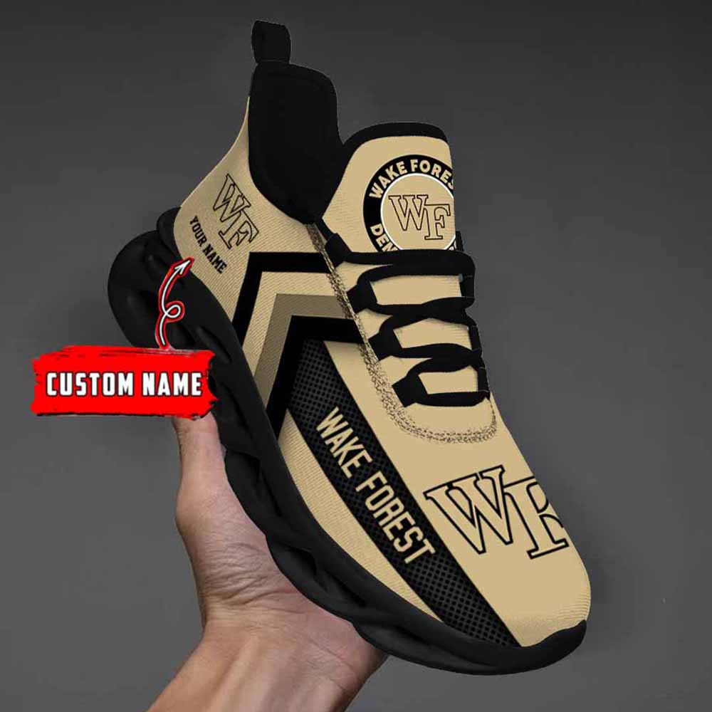 Ncaa Wake Forest Demon Deacons Custom Name Max Soul Shoes Chunky Sneakers