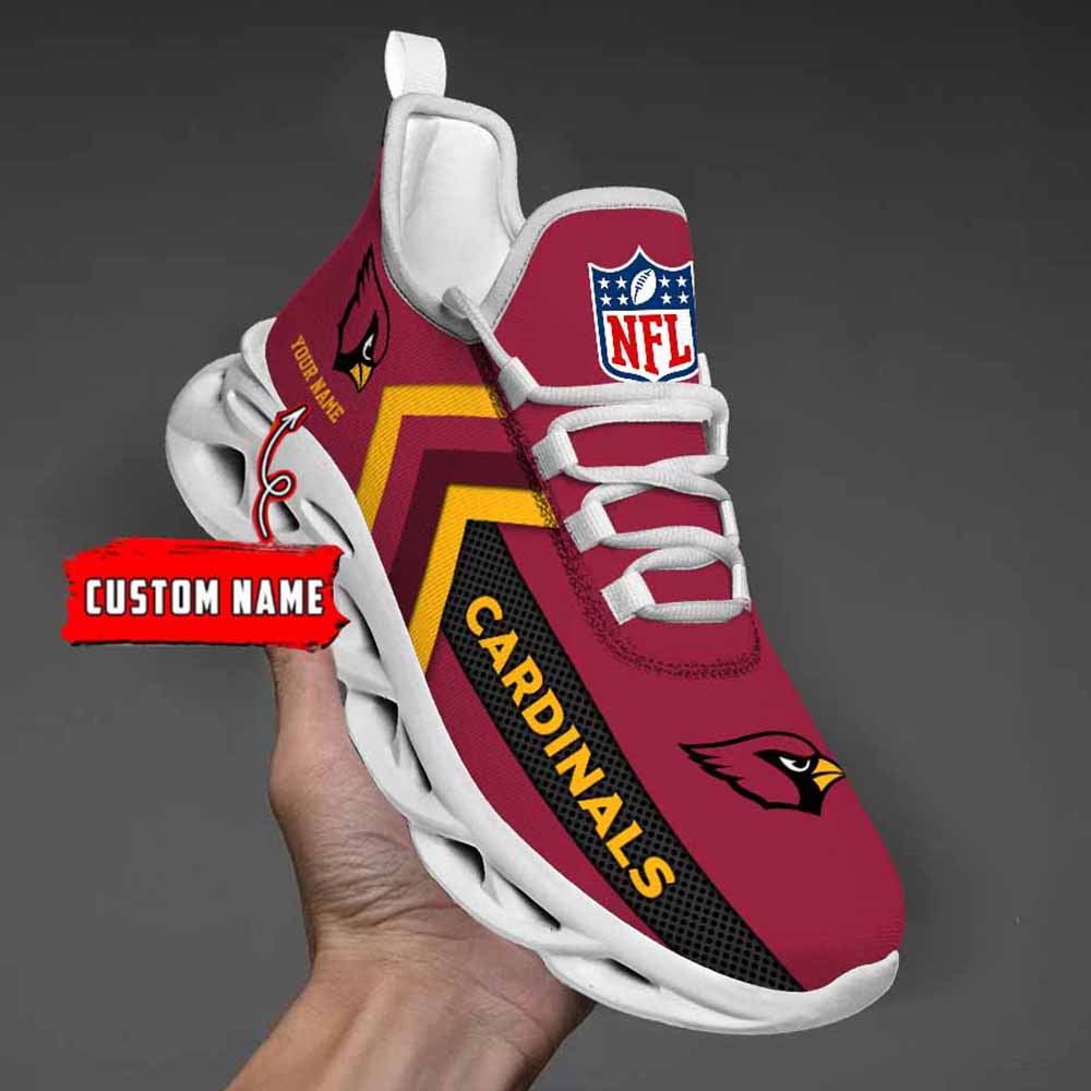 Nfl Arizona Cardinals Custom Name Max Soul Shoes Chunky Sneakers