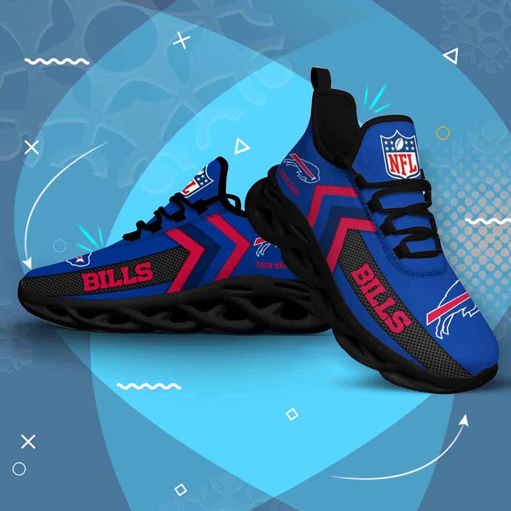 Nfl Buffalo Bills Custom Name Max Soul Shoes Chunky Sneakers