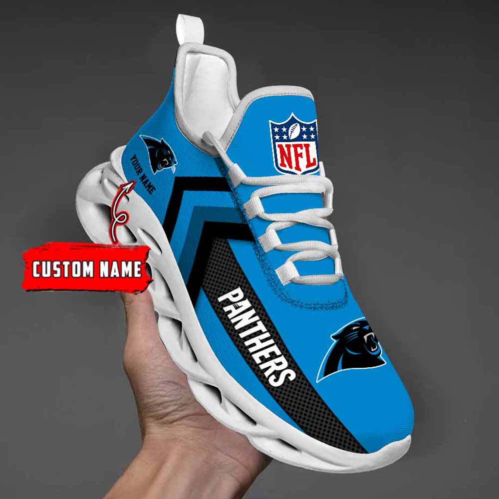 Nfl Carolina Panthers Custom Name Max Soul Shoes Chunky Sneakers