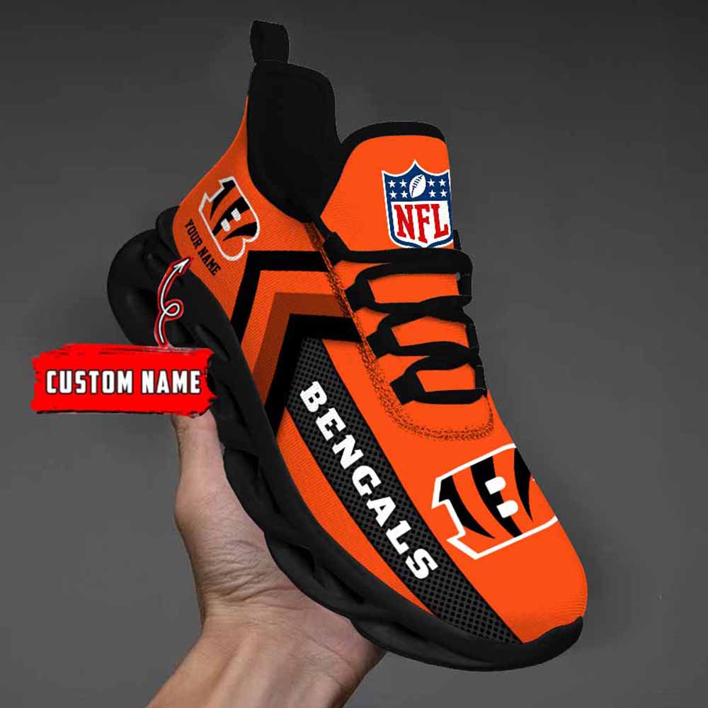 Nfl Cincinnati Bengals Custom Name Max Soul Shoes Chunky Sneakers