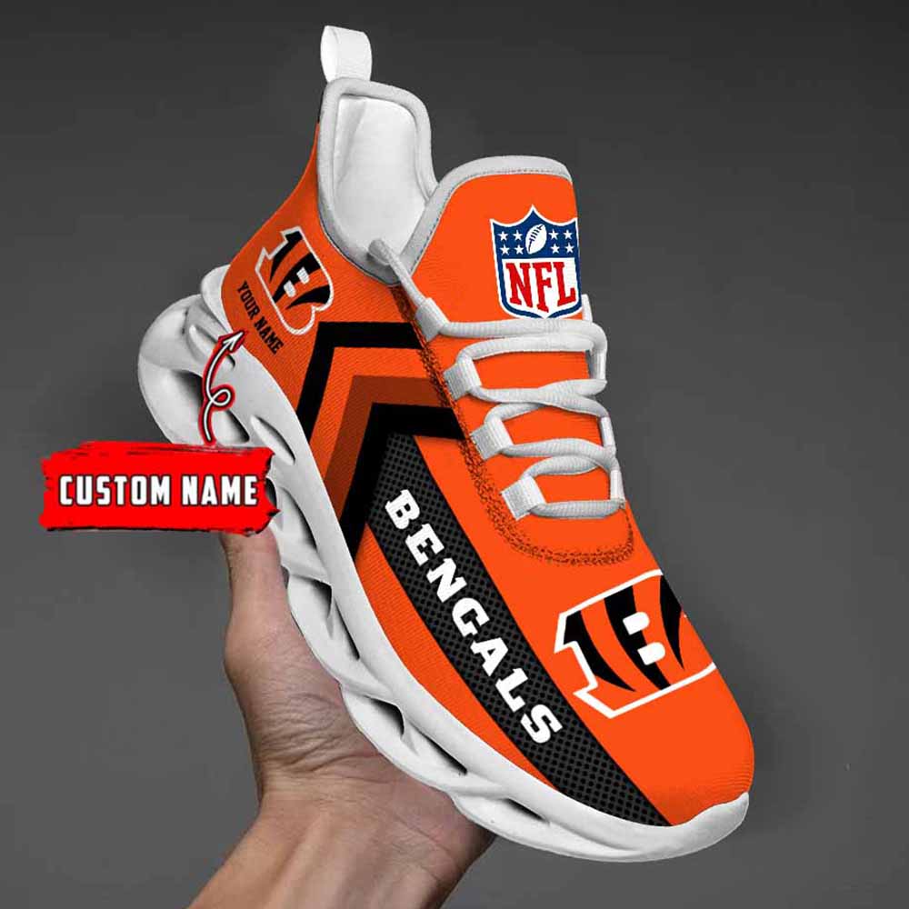 Nfl Cincinnati Bengals Custom Name Max Soul Shoes Chunky Sneakers