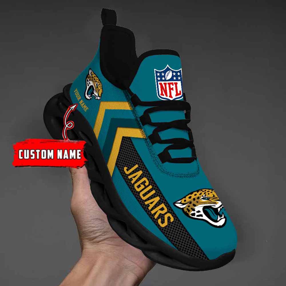 Nfl Jacksonville Jaguars Custom Name Max Soul Shoes Chunky Sneakers