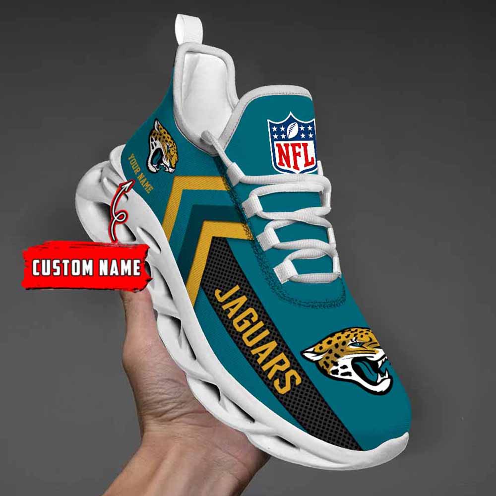 Nfl Jacksonville Jaguars Custom Name Max Soul Shoes Chunky Sneakers
