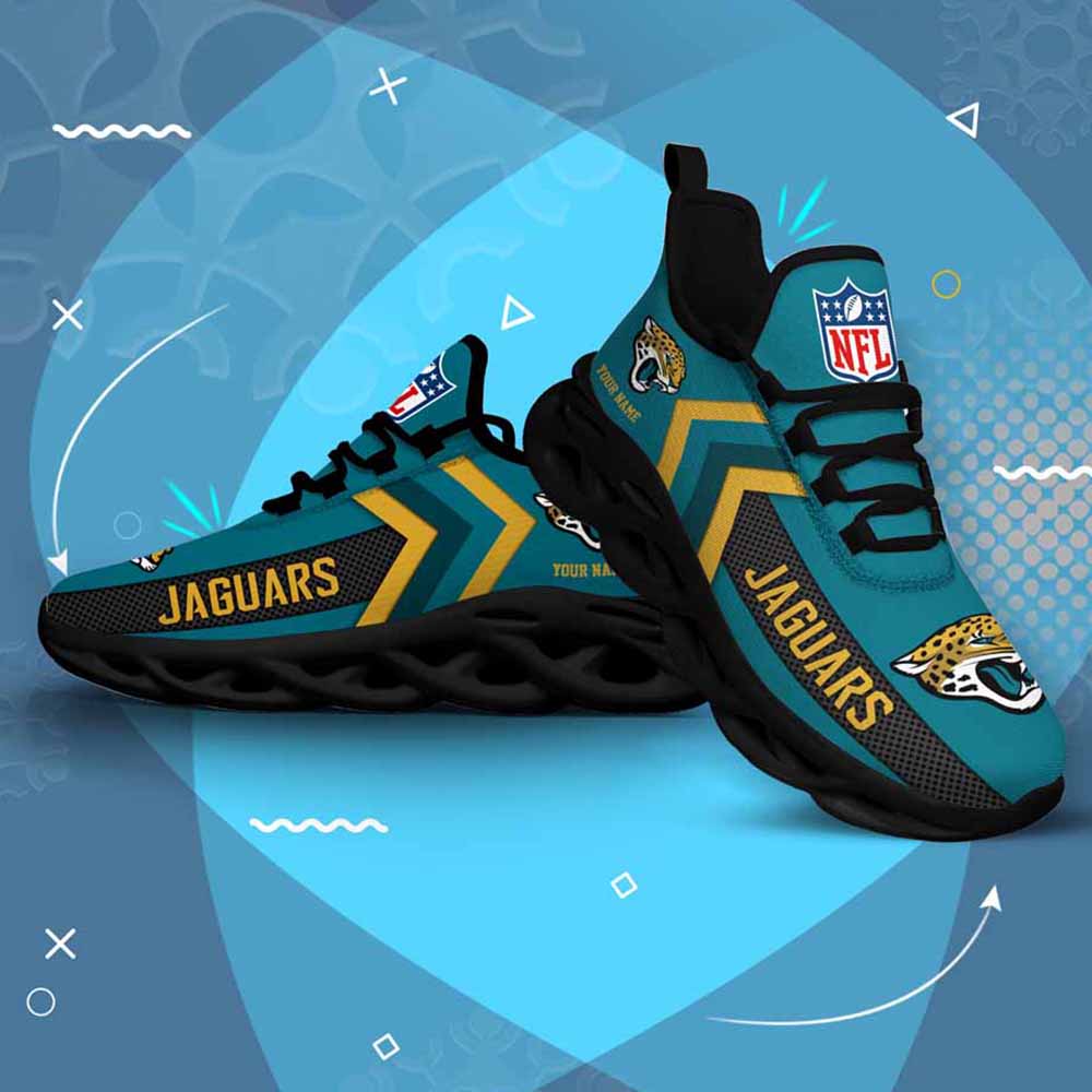 Nfl Jacksonville Jaguars Custom Name Max Soul Shoes Chunky Sneakers Nfl Jacksonville Jaguars Custom Name Max Soul Shoes Chunky Sneakers