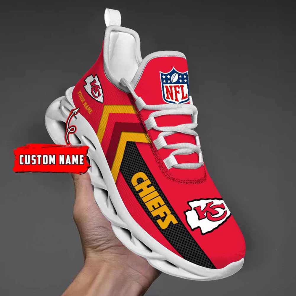 Nfl Kansas City Chiefs Custom Name Max Soul Shoes Chunky Sneakers