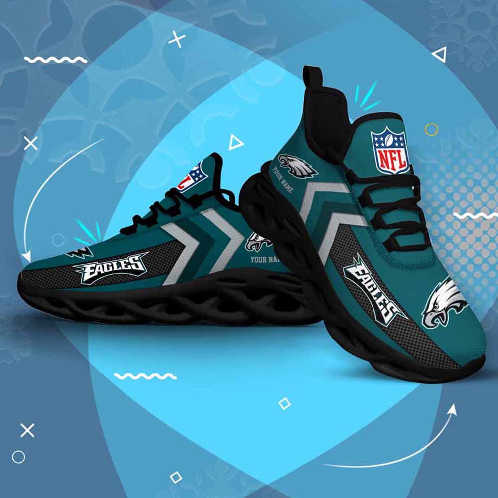 Nfl Philadelphia Eagles Custom Name Max Soul Shoes Chunky Sneakers Nfl Philadelphia Eagles Custom Name Max Soul Shoes Chunky Sneakers