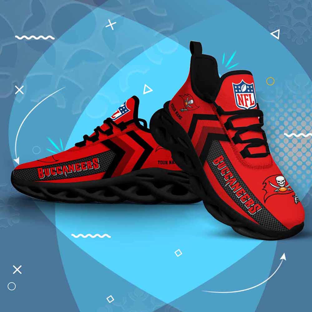 Nfl Tampa Bay Buccaneers Custom Name Max Soul Shoes Chunky Sneakers