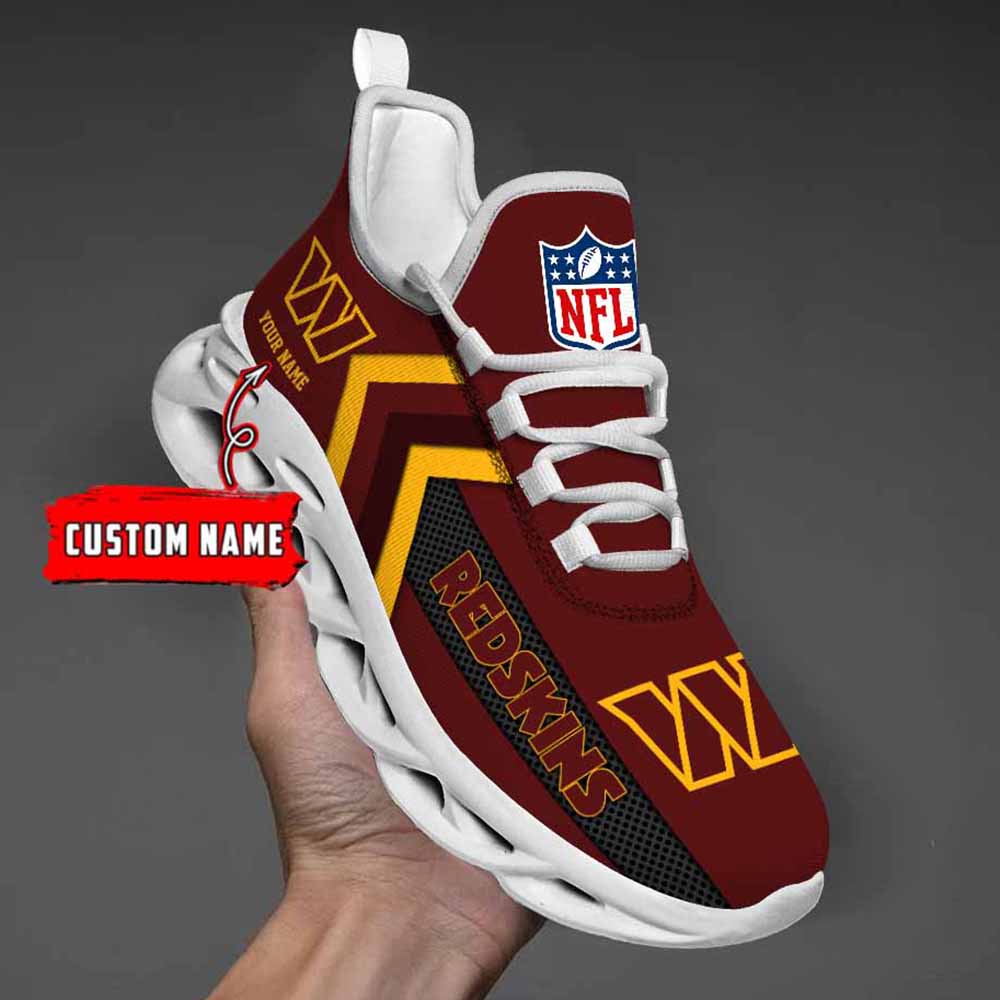 Nfl Washington Commanders Custom Name Max Soul Shoes Chunky Sneakers