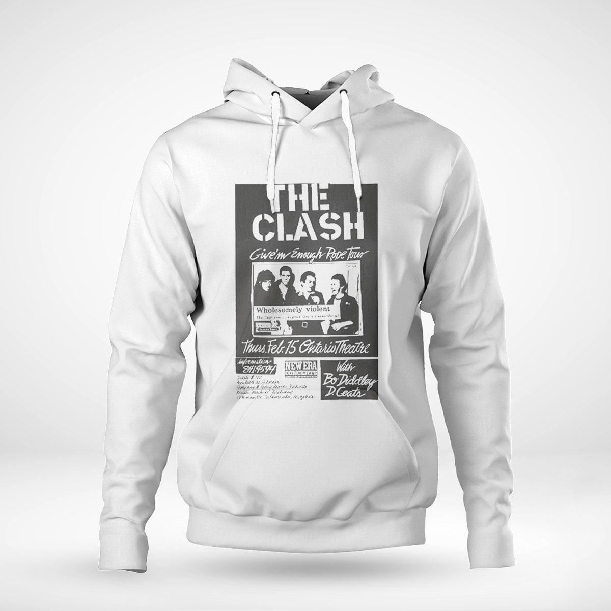 Wholesomely Violent The Clash Band Shirt Hoodie Wholesomely Violent The Clash Band Shirt Hoodie