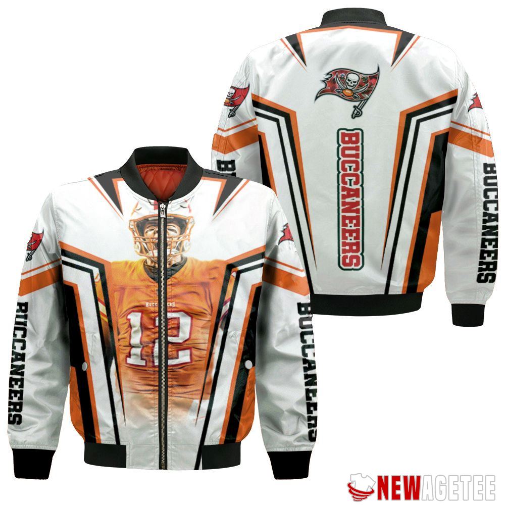Tampa Bay Buccaneers Tom Brady 12 Retro Bomber Jacket