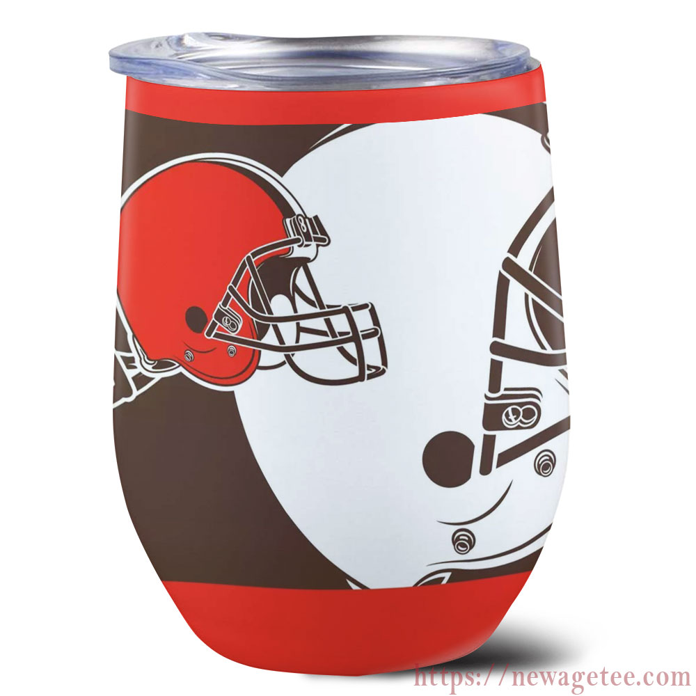 Nfl Cleveland Browns Stainless Steel Wine Tumbler 12oz
