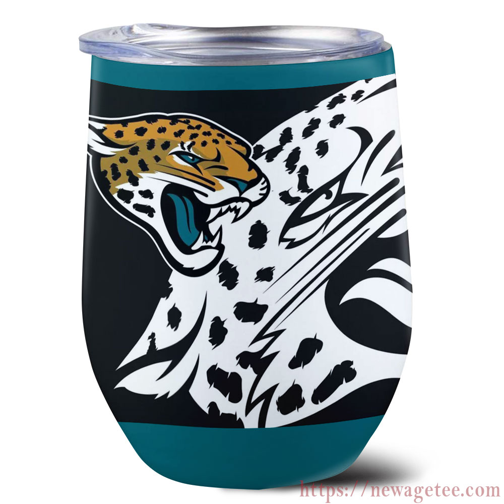 Nfl Jacksonville Jaguars Stainless Steel Wine Tumbler 12oz