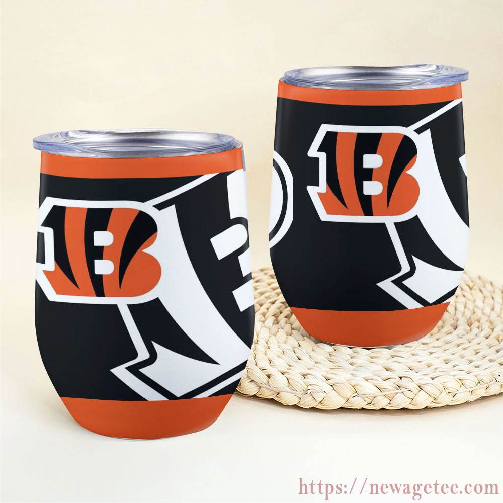 Nfl Cincinnati Bengals Stainless Steel Wine Tumbler 12oz