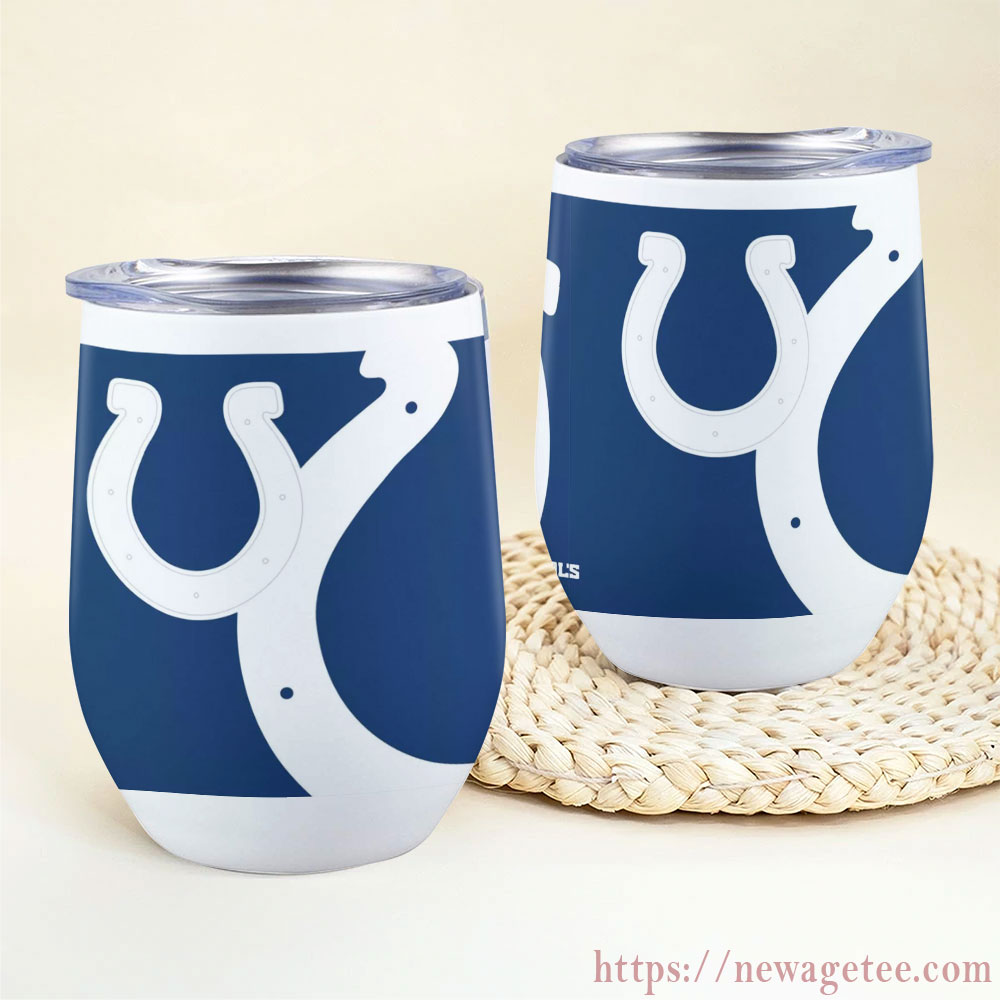 Nfl Indianapolis Colts Stainless Steel Wine Tumbler 12oz