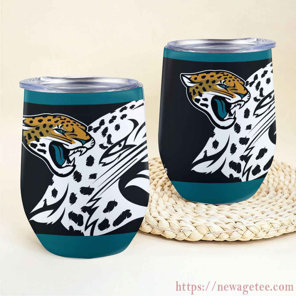 Nfl Jacksonville Jaguars Stainless Steel Wine Tumbler 12oz