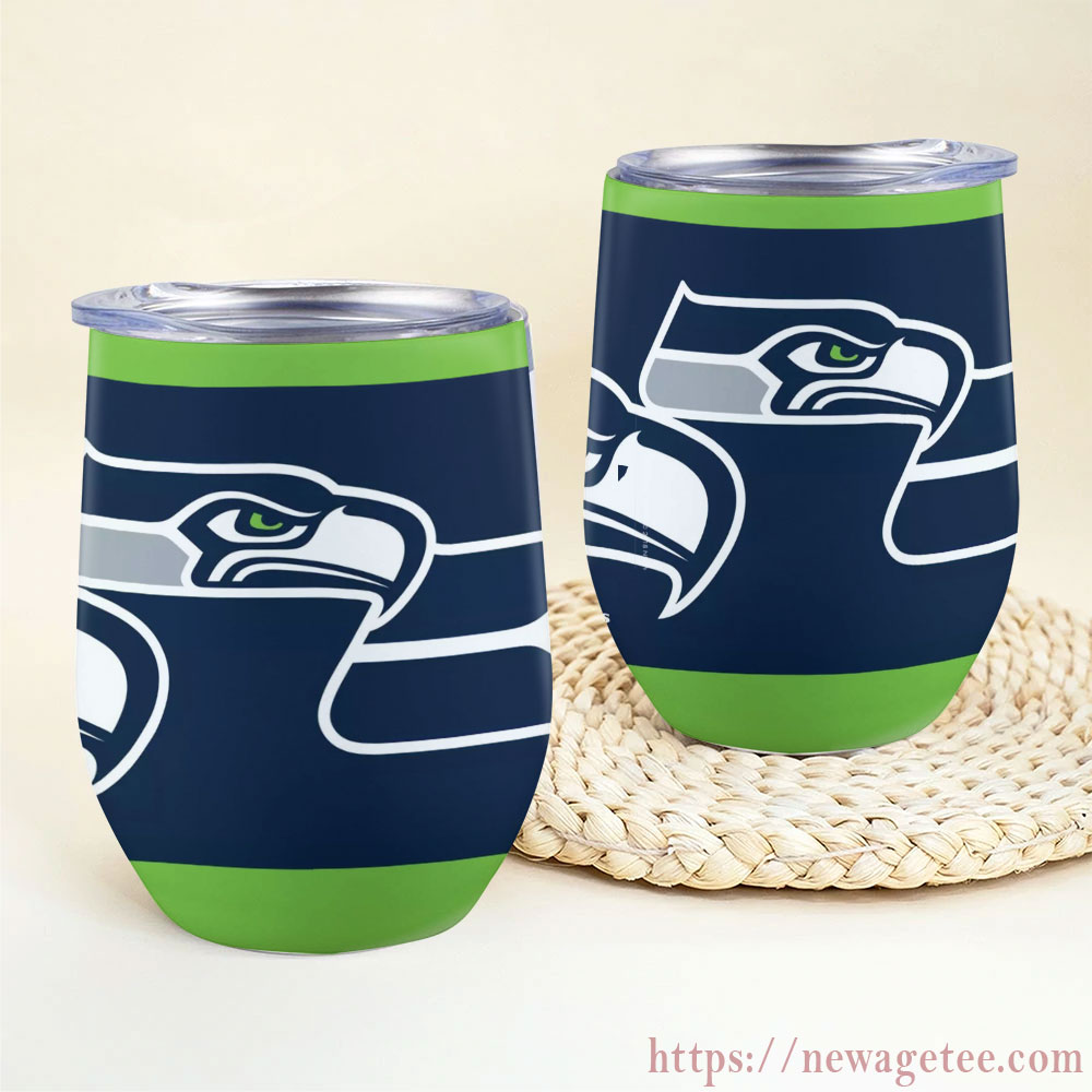 Nfl Seattle Seahawks Stainless Steel Wine Tumbler 12oz