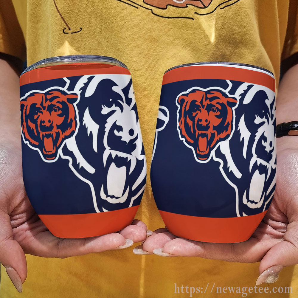 Nfl Chicago Bears Stainless Steel Wine Tumbler 12oz Nfl Chicago Bears Stainless Steel Wine Tumbler 12oz