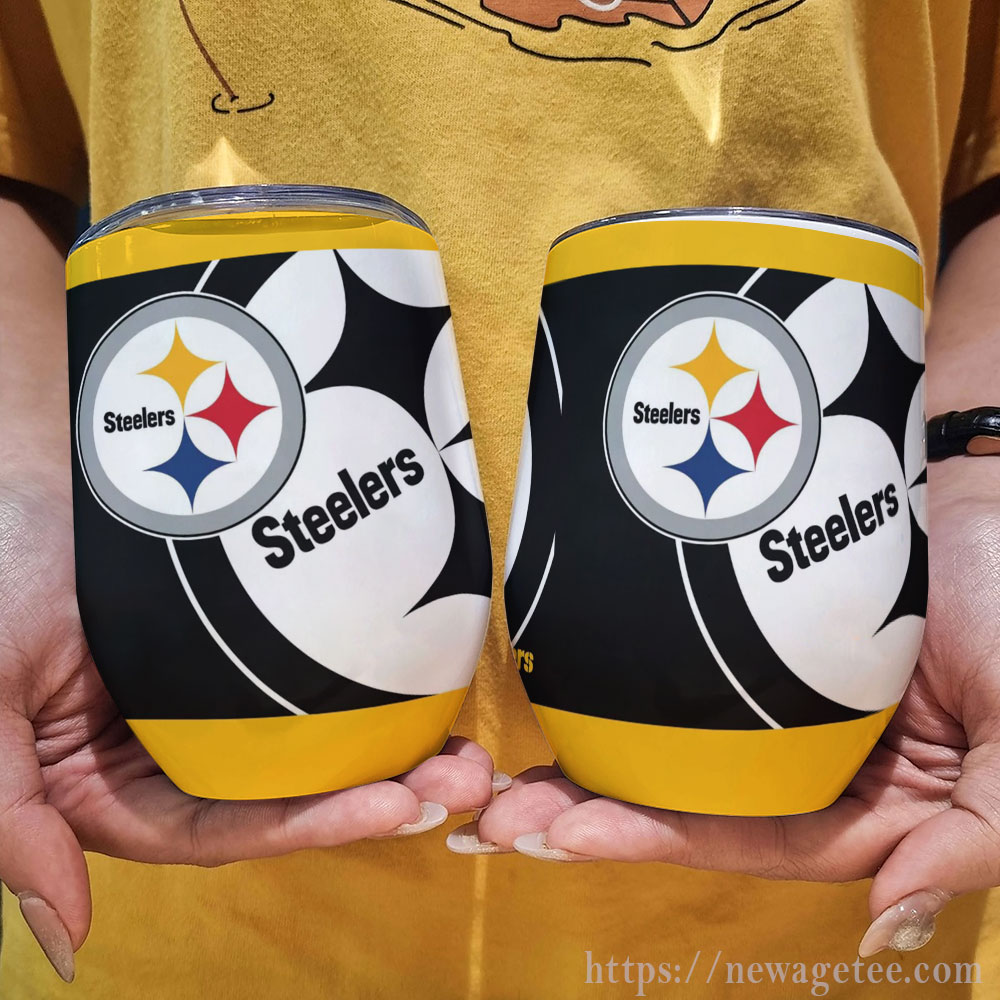 Nfl Pittsburgh Steelers Stainless Steel Wine Tumbler 12oz Nfl Pittsburgh Steelers Stainless Steel Wine Tumbler 12oz