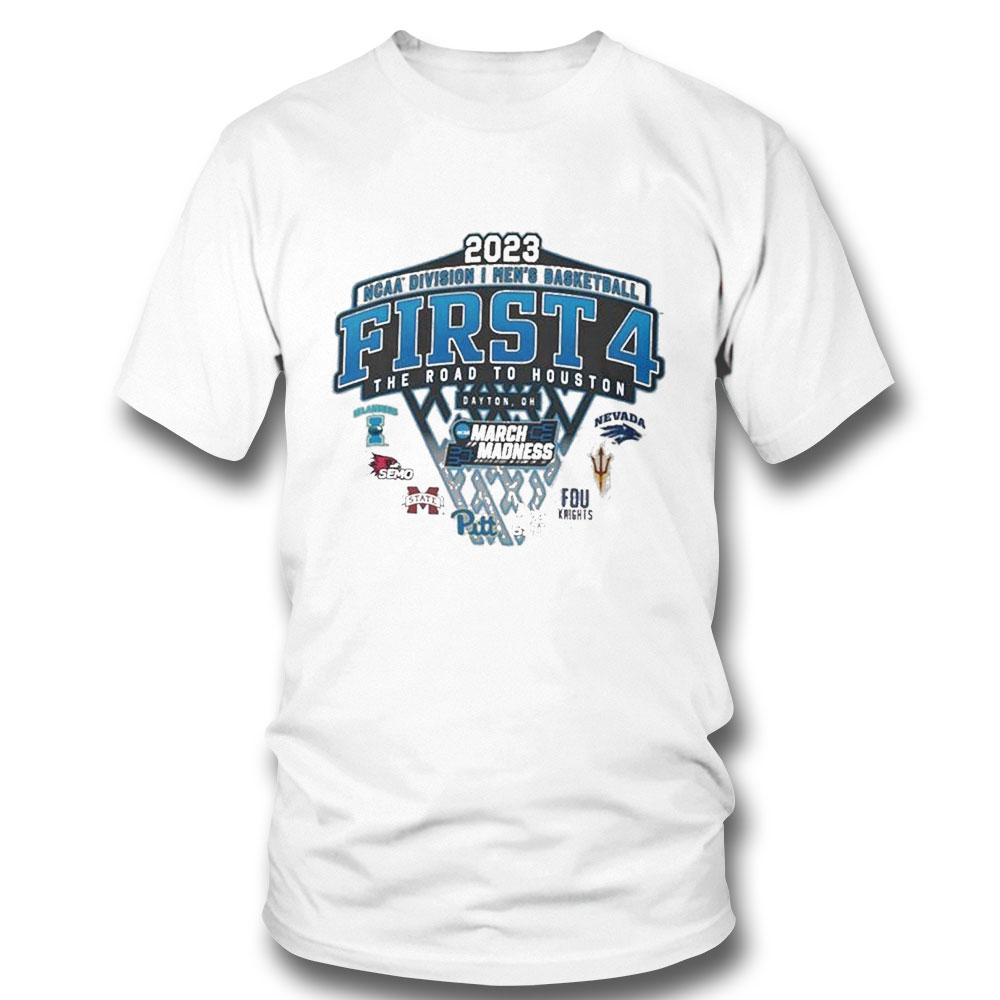 First Four The Road To Houston 2023 Ncaa Division I Mens Basketball T-shirt