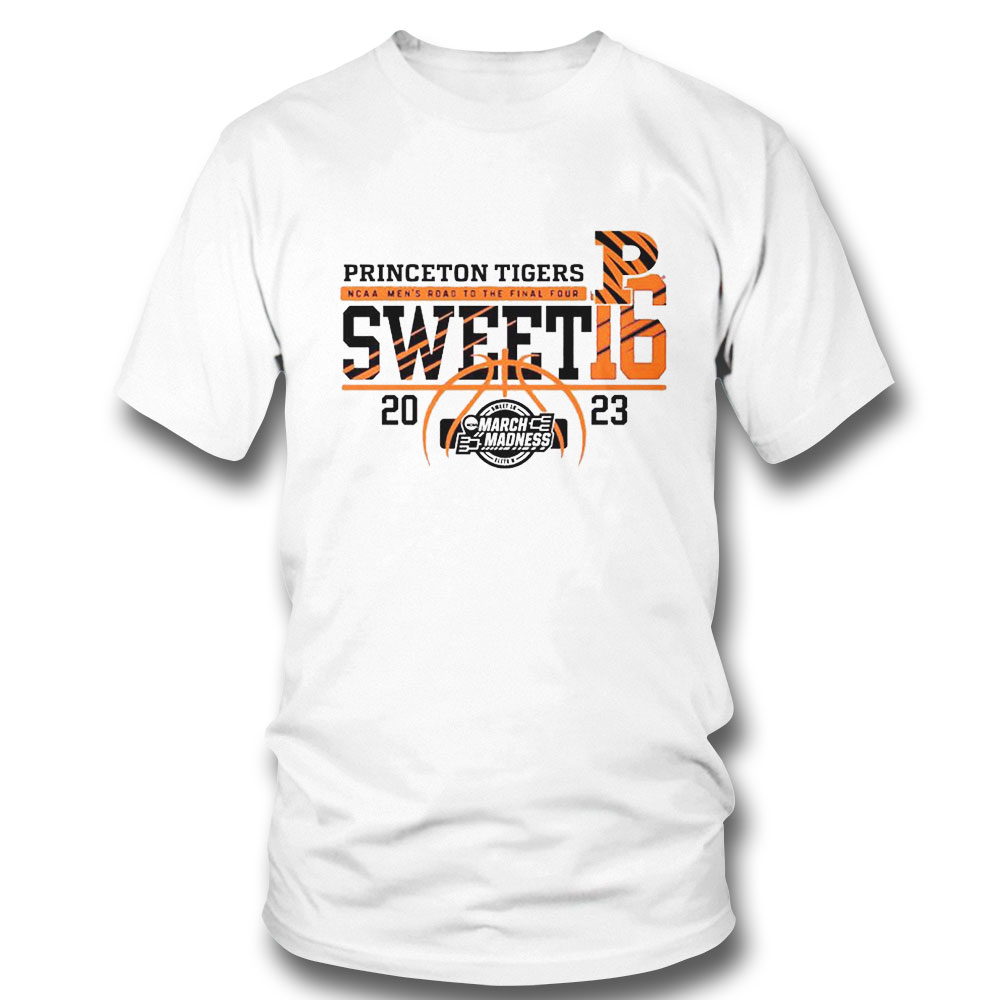Princeton Tigers Ncaa Mens Road To The Final Four Sweet Sixteen 2023 T-shirt