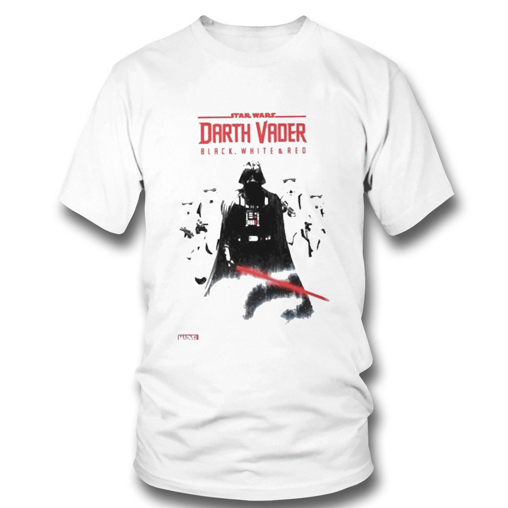 Star Wars Darth Vader Black White Red T-shirt