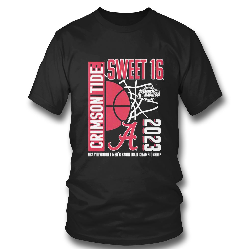 Alabama Crimson Tide 2023 Ncaa Mens Basketball Tournament March Madness Sweet 16 T-shirt