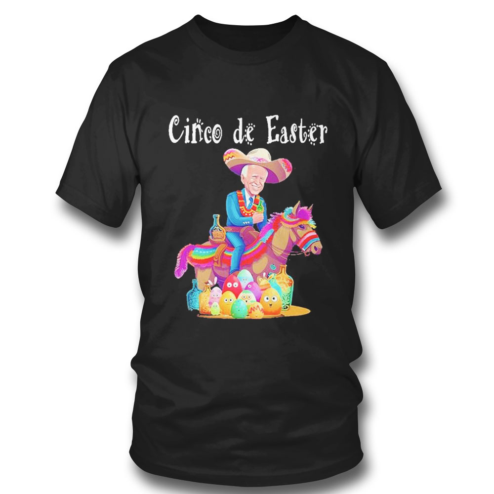 Biden Ride Donkey Sombrero Easter Egg Hunt T-shirt