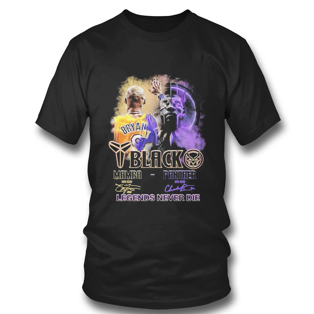 Black Mamba Panther Signature Legends Never Die T-shirt