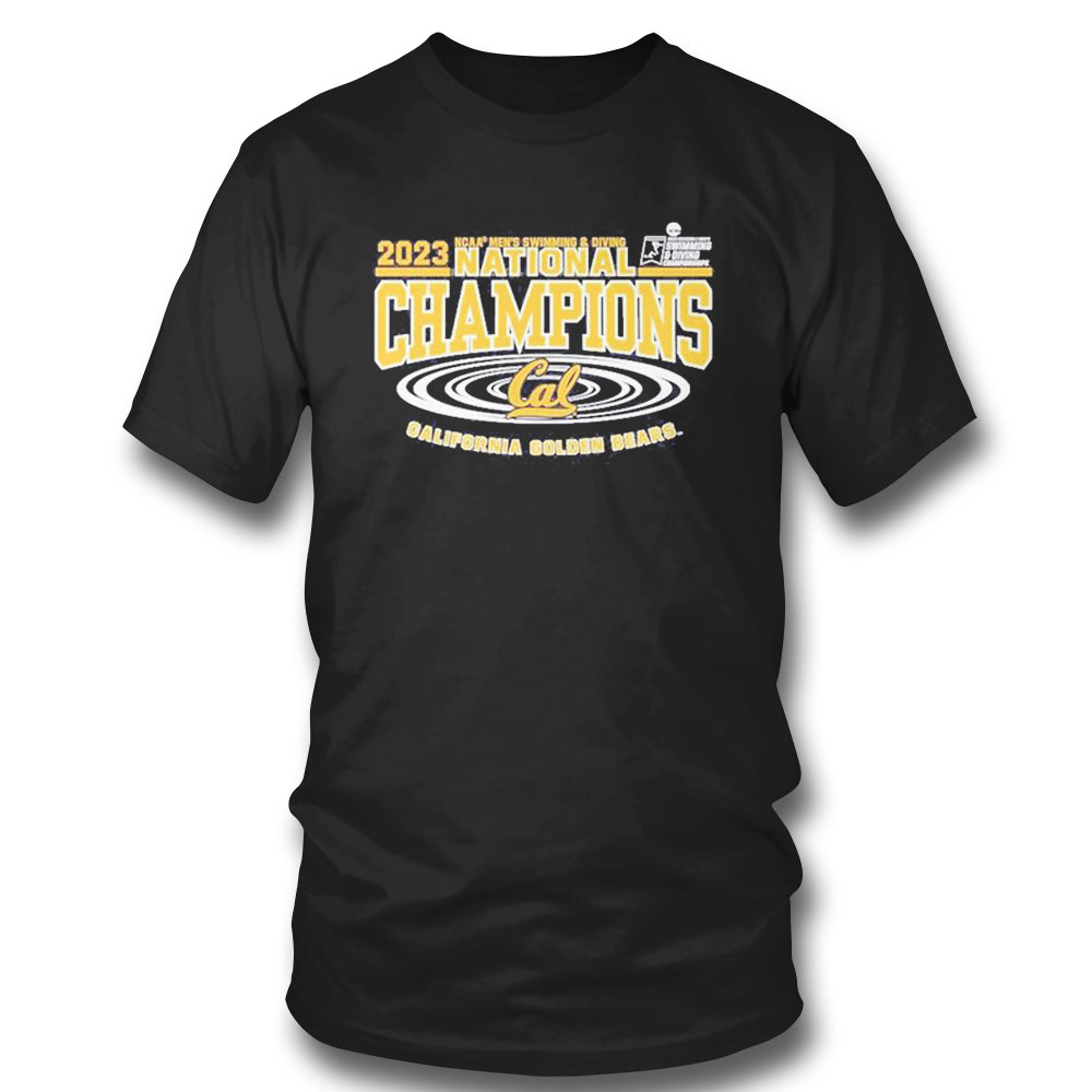 Cal Bears 2023 Ncaa Mens Swimming And Diving National Champions T-shirt Cal Bears 2023 Ncaa Mens Swimming And Diving National Champions T-shirt