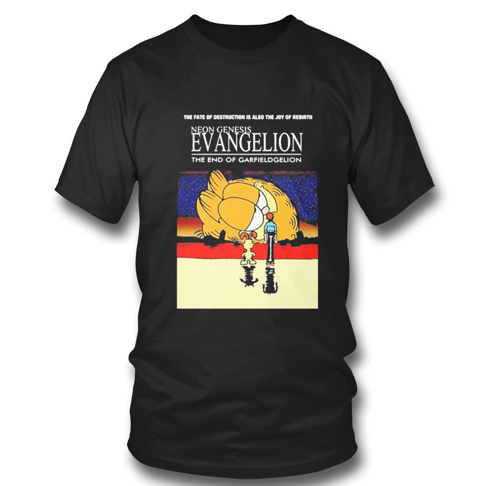 Comfort Colors Garfield Neon Genesis Evangelion T-shirt Comfort Colors Garfield Neon Genesis Evangelion T-shirt