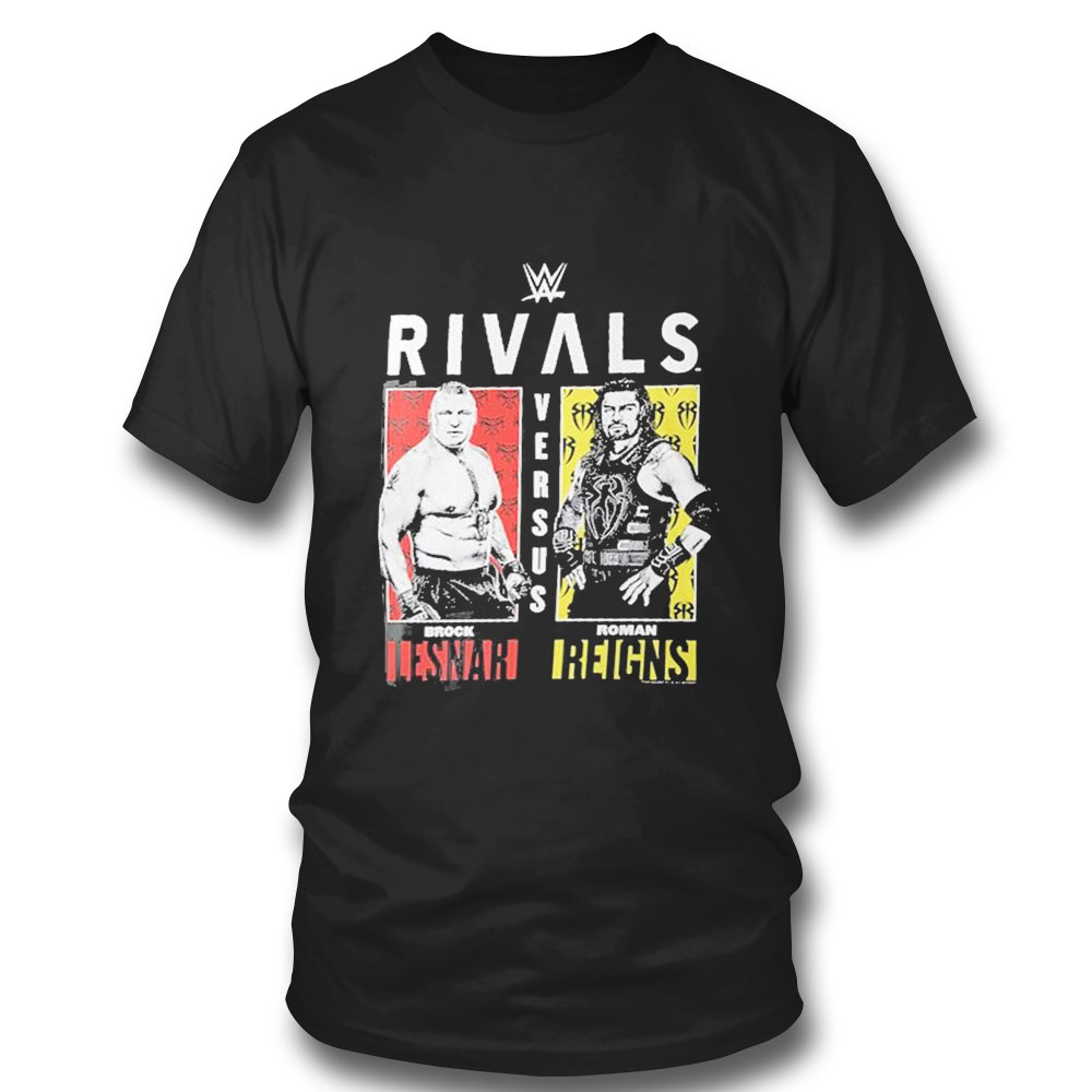 Fanatics Branded Wwe Rivals Roman Reigns Vs Brock Lesnar T-shirt Hoodie