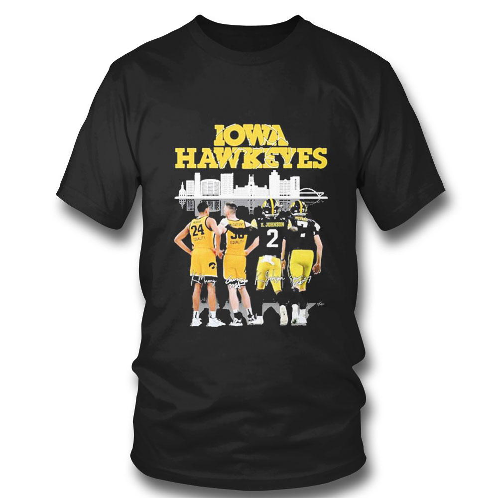 Iowa Hawkeyes City K Johnson Signature T-shirt