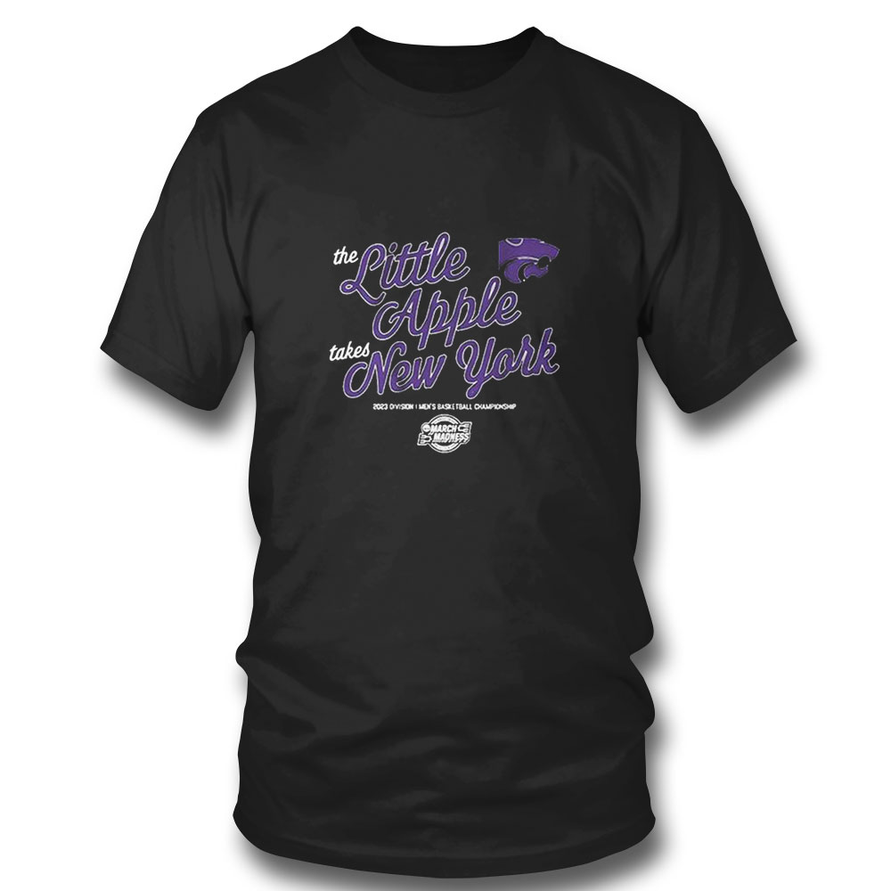 Kansas State Basketball The Little Apple Takes New York T-shirt