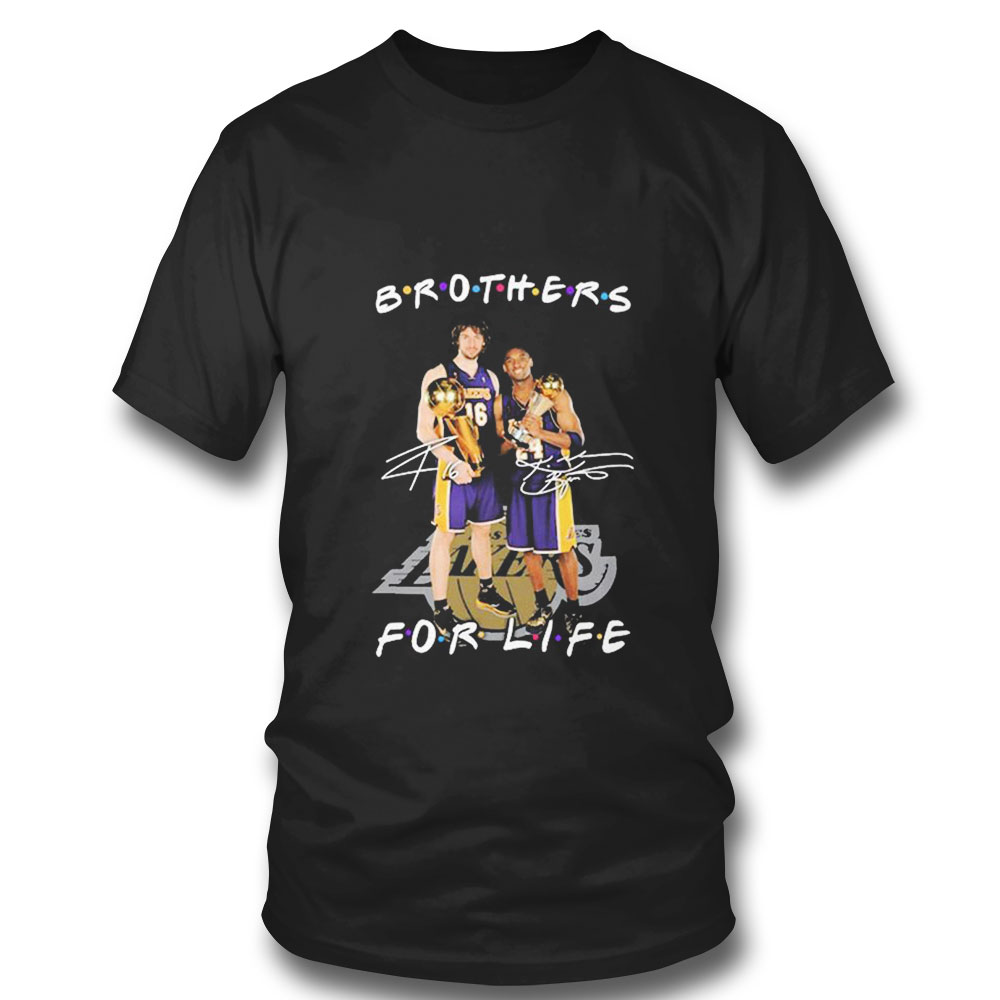 Los Lakers Brothers Signature For Life T-shirt