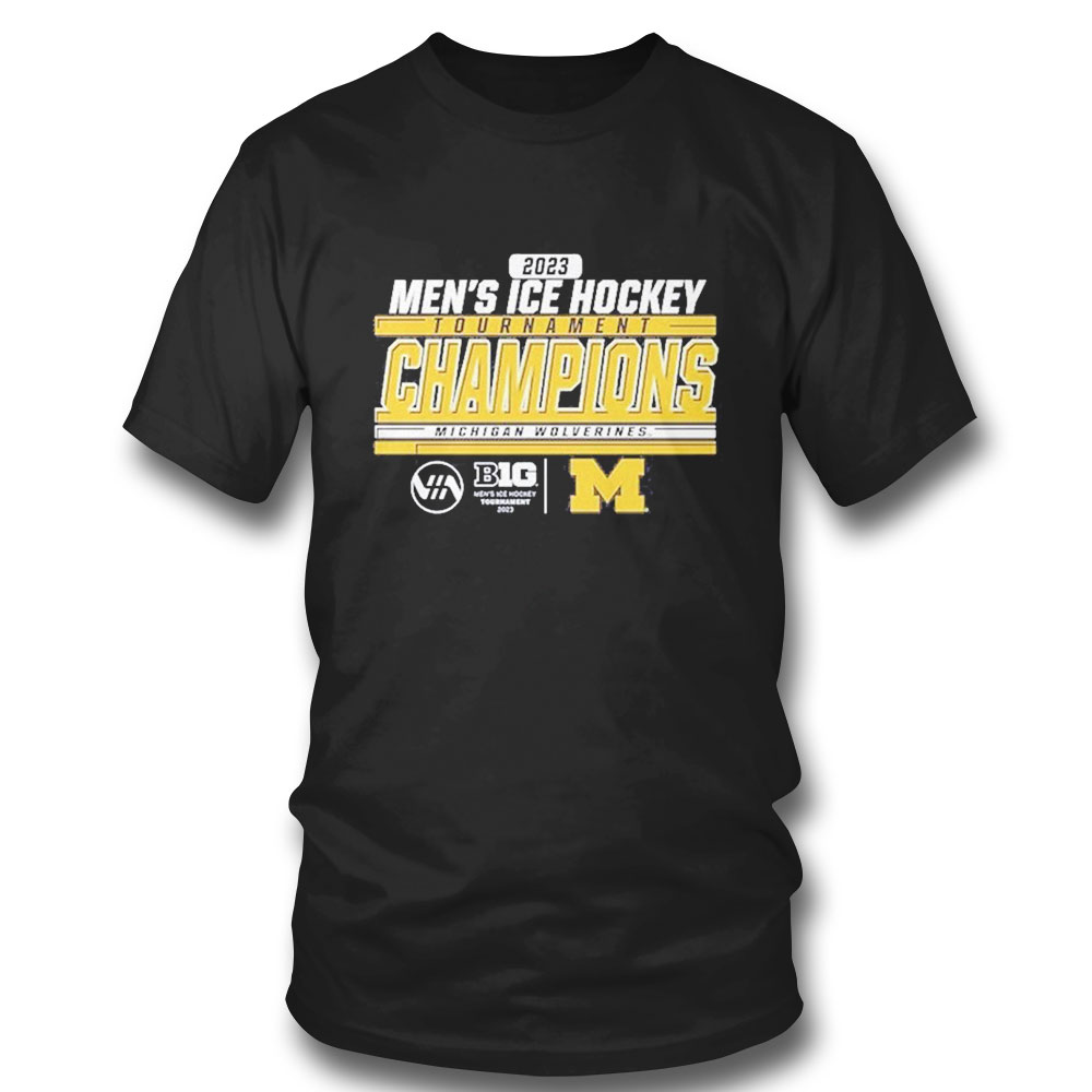 Michigan Mens Ice Hockey 2023 Big Ten Tournament Champions T-shirt