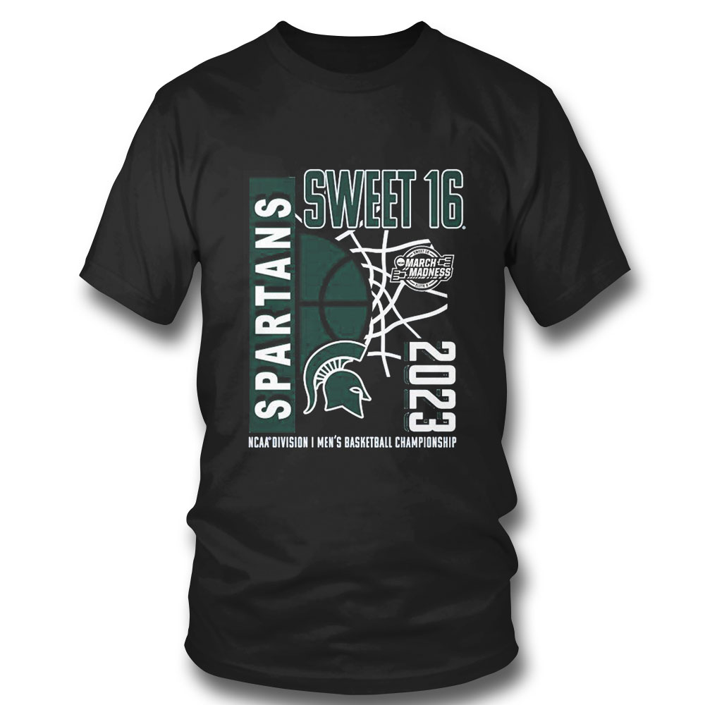 Michigan State Mens Basketball Ncaa March Madness Sweet Sixteen 2023 T-shirt