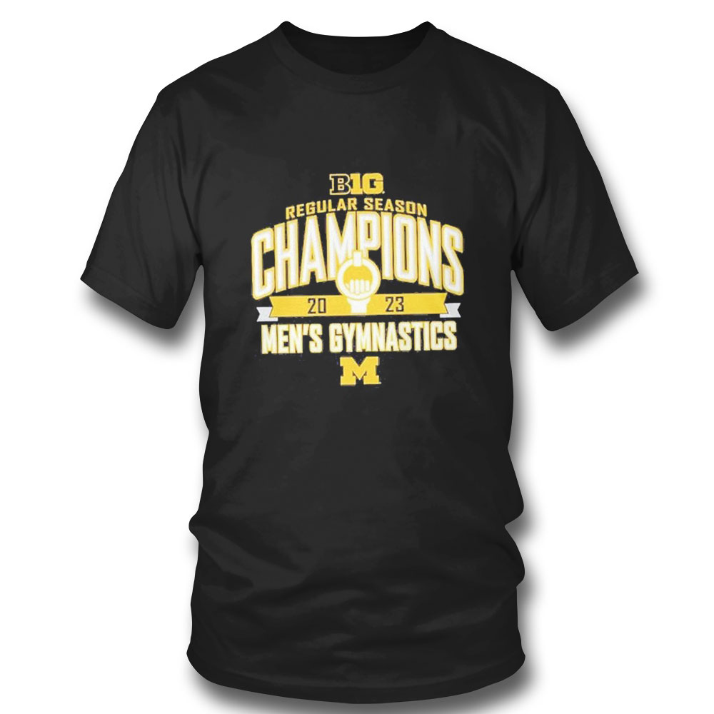 Michigan Wolverines Mens Gymnastics 2023 Big Ten Regular Season Champions T-shirt