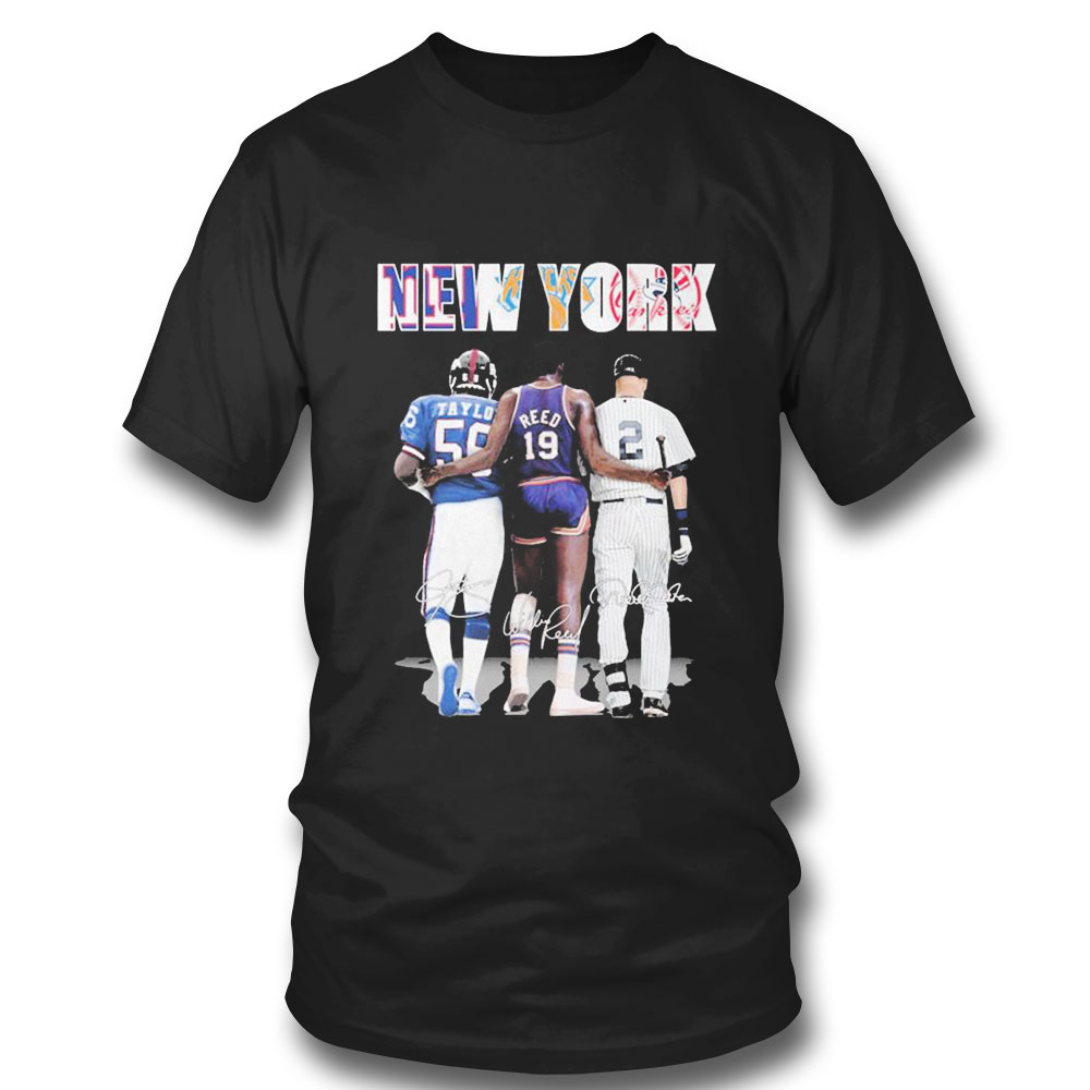New York Taylor Reed Derek Jeter Signature T-shirt