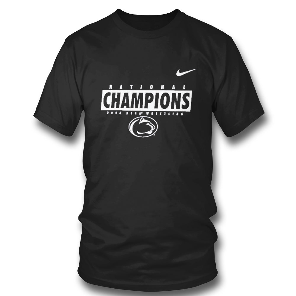 Nike Penn State Wrestling 2023 Ncaa National Champions T-shirt