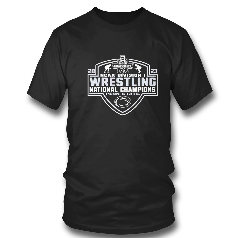 Penn State Nittany Lions Blue 84 2023 Ncaa Wrestling National Champions T-shirt