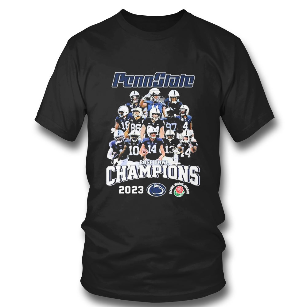 Penn State Rose Bowl Champions 2023 Team T-shirt