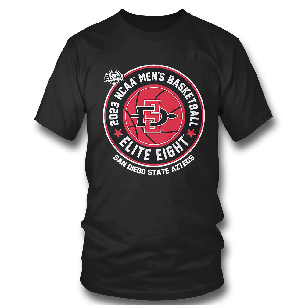 San Diego State Aztecs Ncaa Mens Basketball Elite Eight 2023 T-shirt