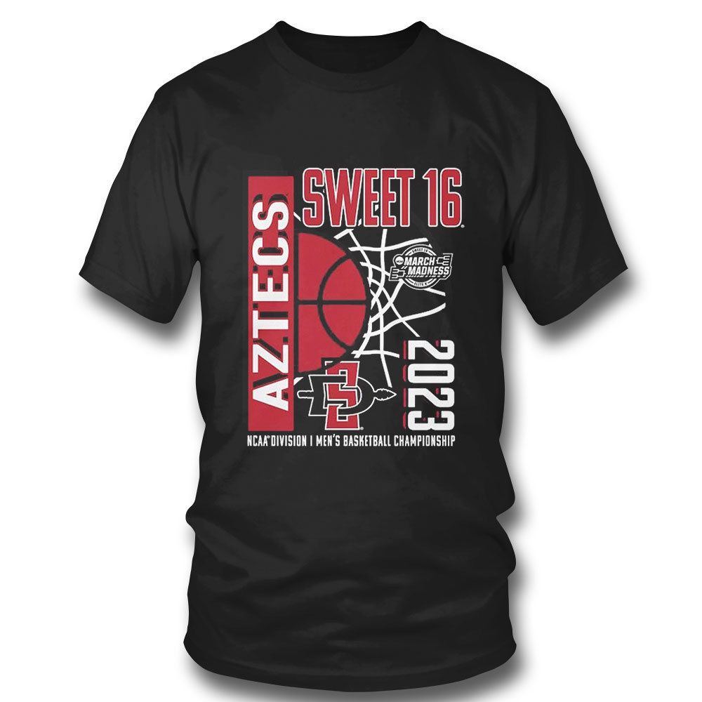 Sdsu Mens Basketball Ncaa March Madness Sweet Sixteen 2023 T-shirt