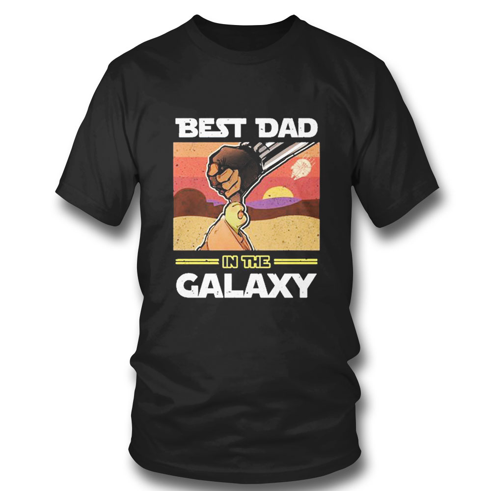 Star Wars Baby Yoda Best Dad In The Galaxy T-shirt