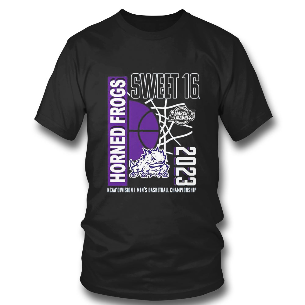 Tcu Mens Basketball Ncaa March Madness Sweet Sixteen 2023 T-shirt
