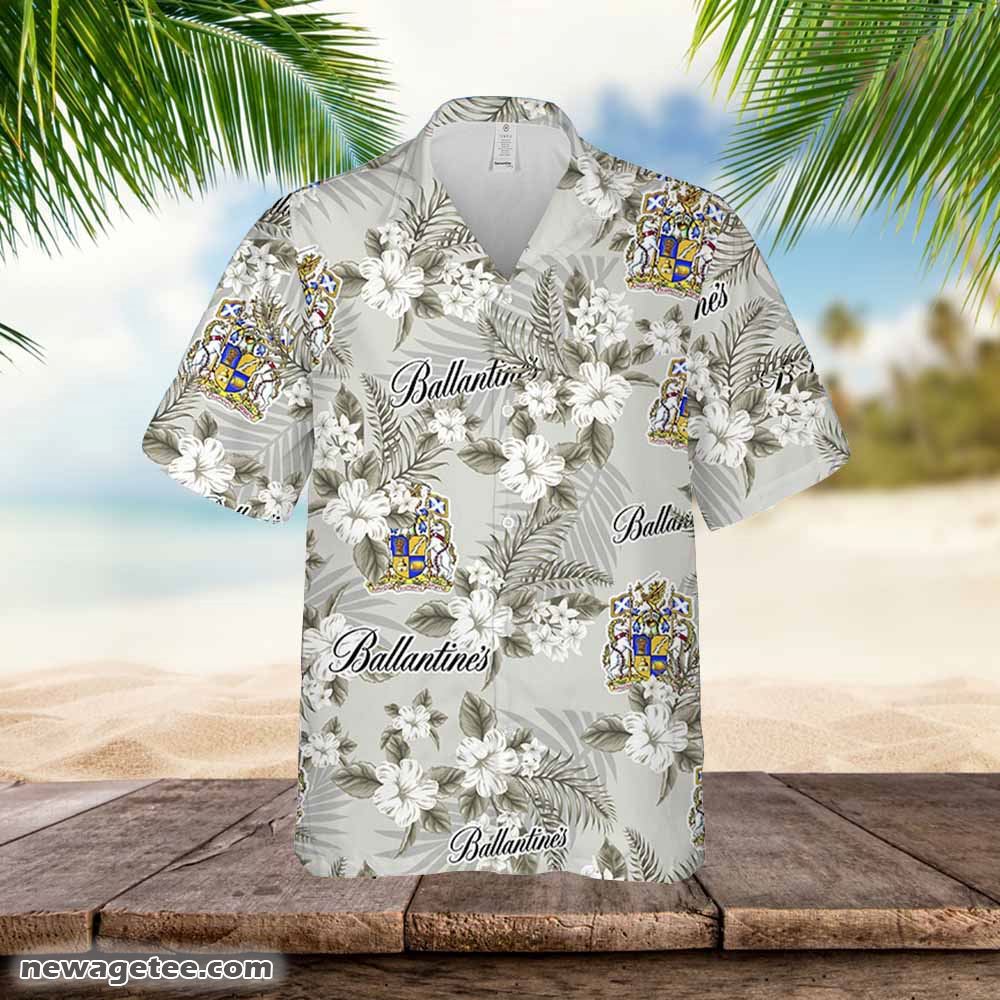 Ballantines Hawaiian Button Up Shirt Flowers Pattern Loves Ballantines Hawaiian Button Up Shirt Flowers Pattern Loves