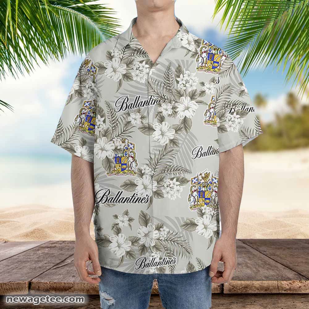 Ballantines Hawaiian Button Up Shirt Flowers Pattern Loves Ballantines Hawaiian Button Up Shirt Flowers Pattern Loves
